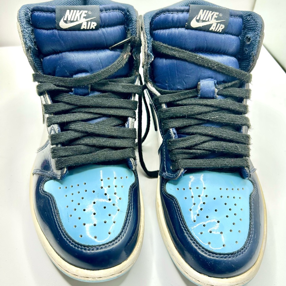 Rare Women's Nike Air Jordan 1 Retro High OG "Blue Chill" Sz 8